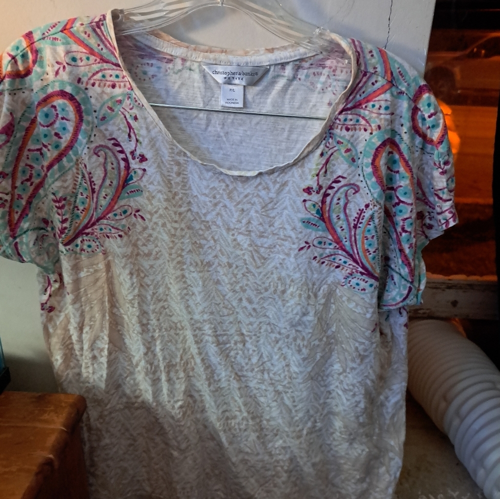 Christopher & Banks Paisley Blouse